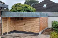 Carport mit Freisitz