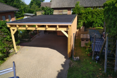 Carport mit EPDM Dach