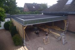 Carport mit Stehfalz