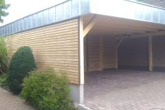 Carport mit Stehpfalz