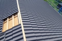 Dacheindeckung mit Betondachstein