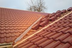 Dacheindeckung mit Tonziegeln