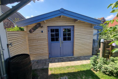 Gartenhaus mit Sichtschutz